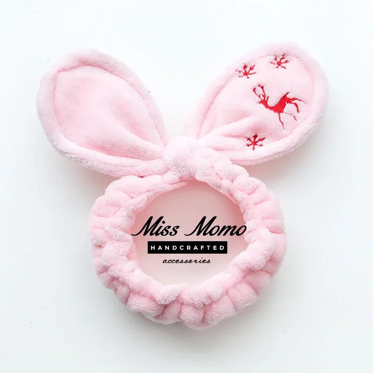 Soft Retro Christmas elk snowf – обзор и цена Winter Headband Fleece