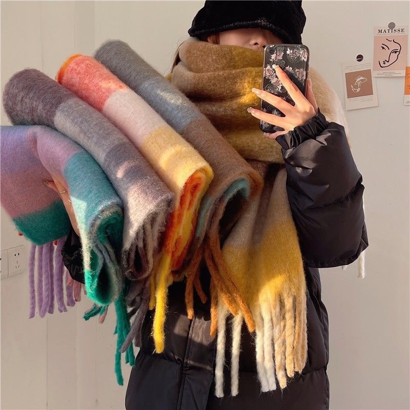 2025New Winter Thick Warm Scar – обзор и цена Shawl Wrap Winter