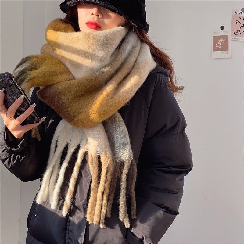 2025New Winter Thick Warm Scar – обзор и цена Shawl Wrap Winter