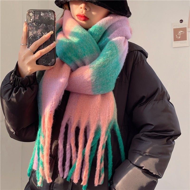 2025New Winter Thick Warm Scar – обзор и цена Shawl Wrap Winter