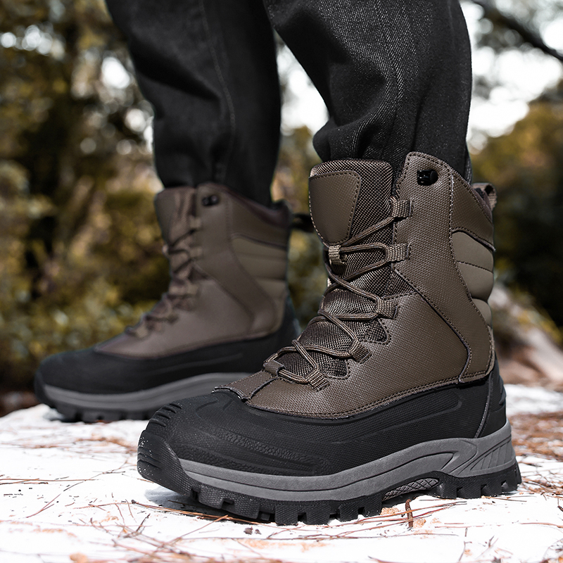 Men's Non-Slip Warm Hiking Sho – обзор и цена Waterproof Winter Boot