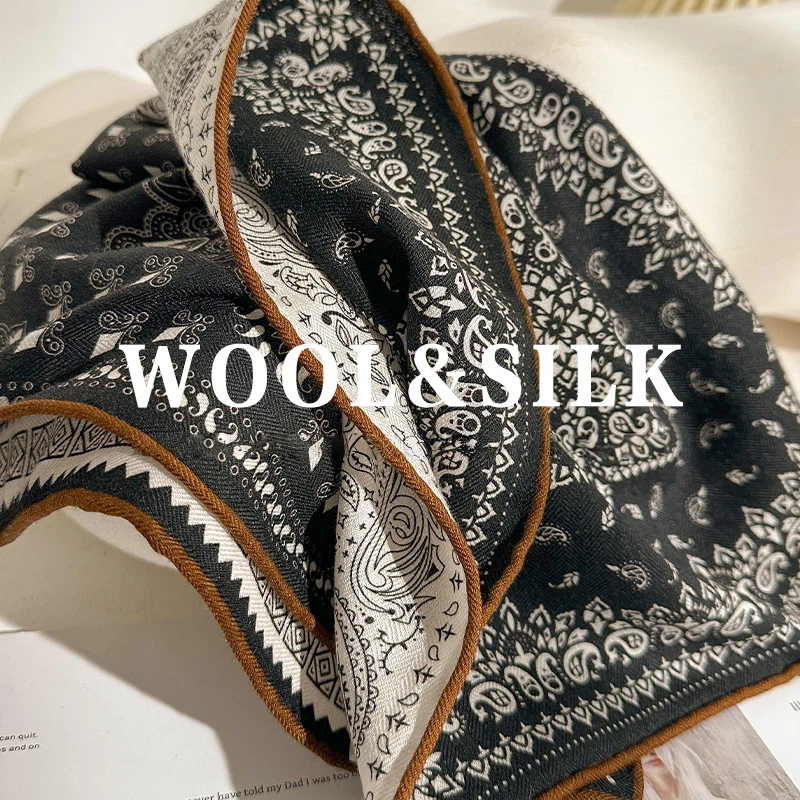 2026 Winter Luxury Designer Sc – обзор и цена Wool Scarf Men
