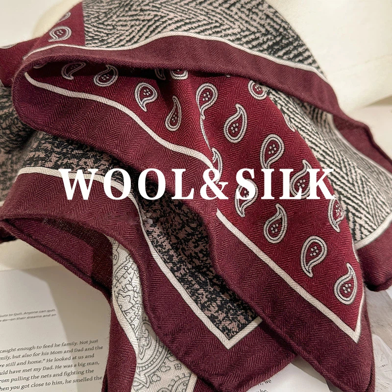 2026 Winter Luxury Designer Sc – обзор и цена Wool Scarf Men