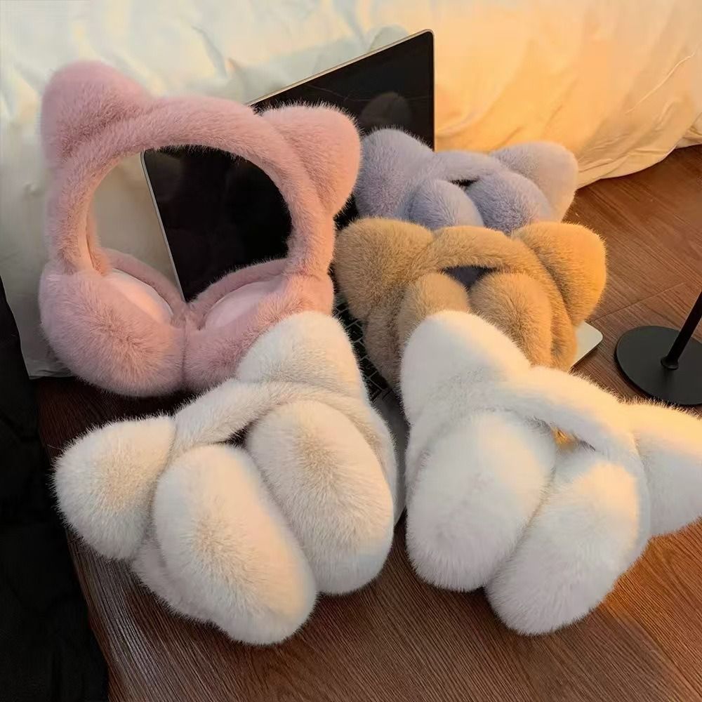 Cute Cat Earmuffs Winter Warm  – обзор и цена Earmuffs Foldable