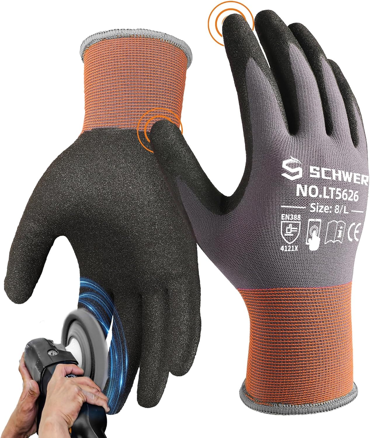 6 Pairs Heavy Duty Work Gloves – обзор и цена Touch Screen Gloves