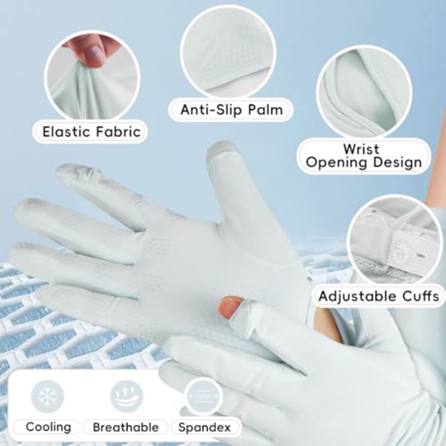 Women's UV Sun Protection Long – обзор и цена Touch Screen Gloves