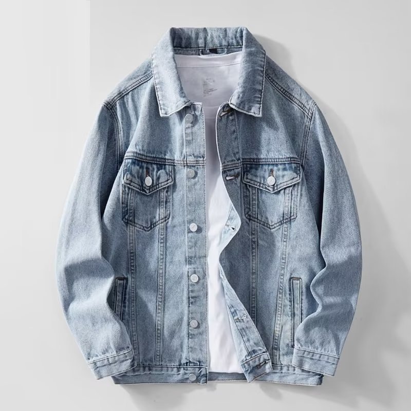 Denim Jacket Men  Single Breas – обзор и цена Down Jacket Packable