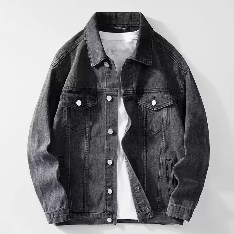 Denim Jacket Men  Single Breas – обзор и цена Down Jacket Packable