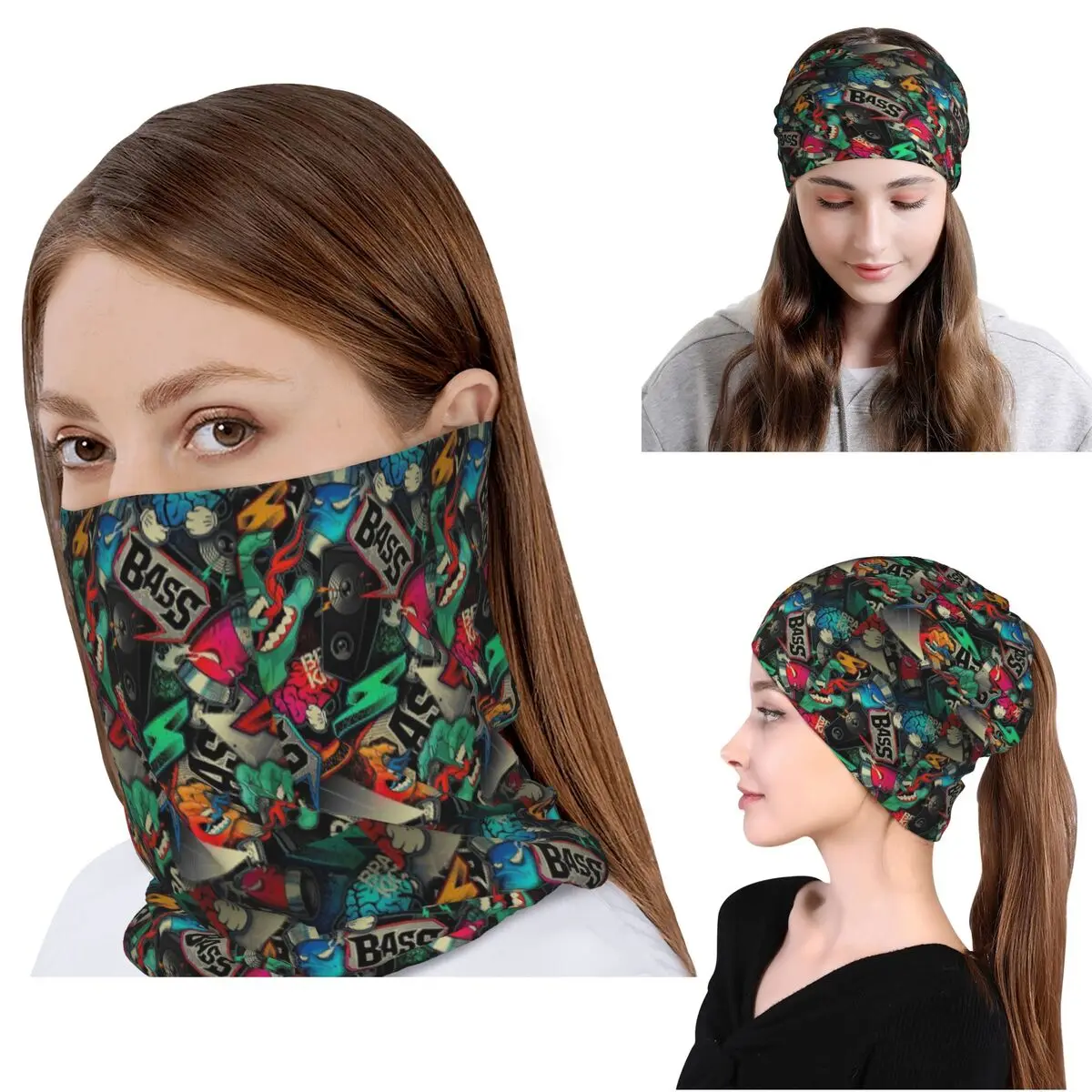 Urban Pattern Hip Hop Graffiti – обзор и цена Knit Beanie Hat Warm