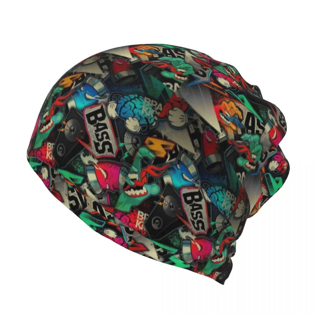 Urban Pattern Hip Hop Graffiti – обзор и цена Knit Beanie Hat Warm