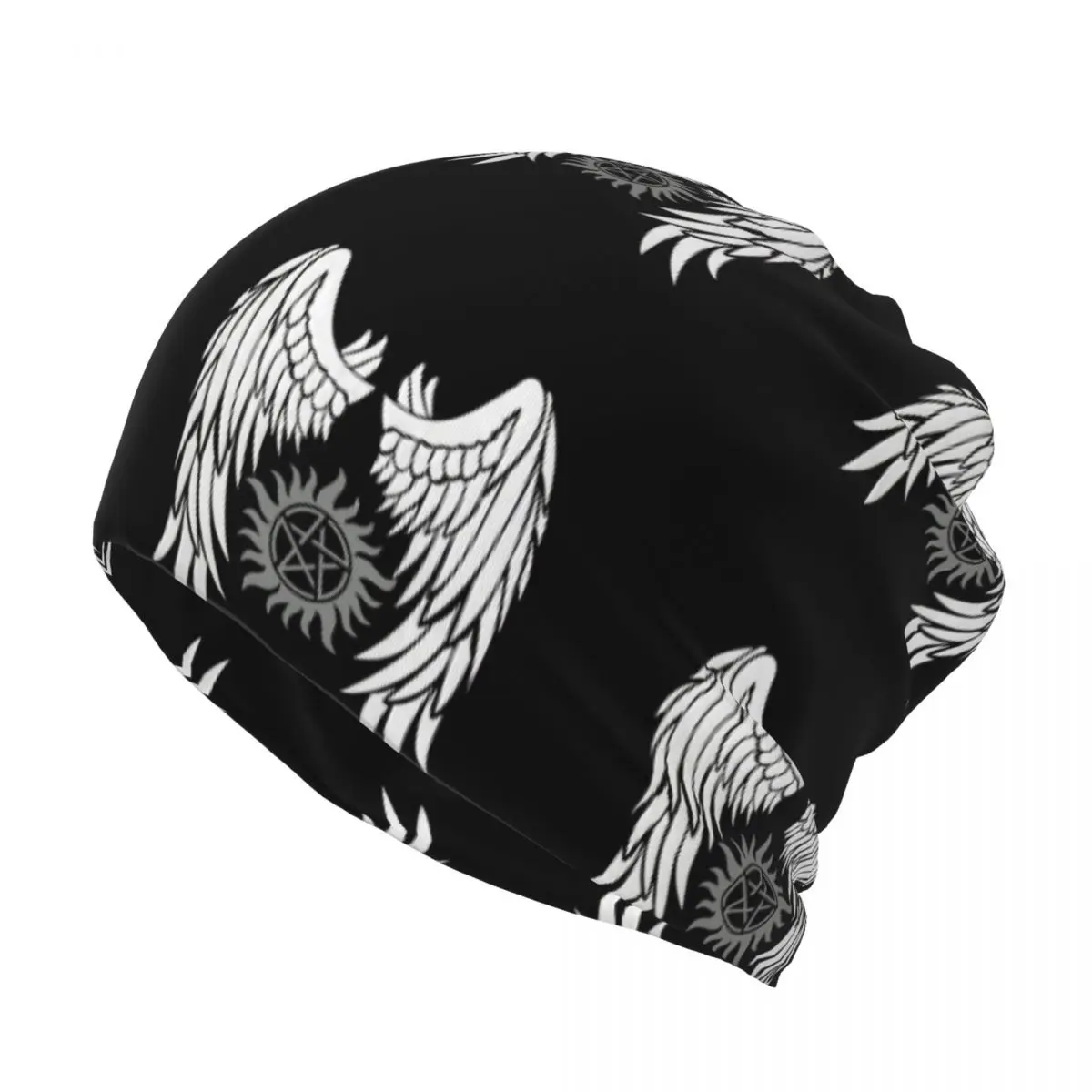 Supernatural Wings And Logo Ba – обзор и цена Knit Beanie Hat Warm