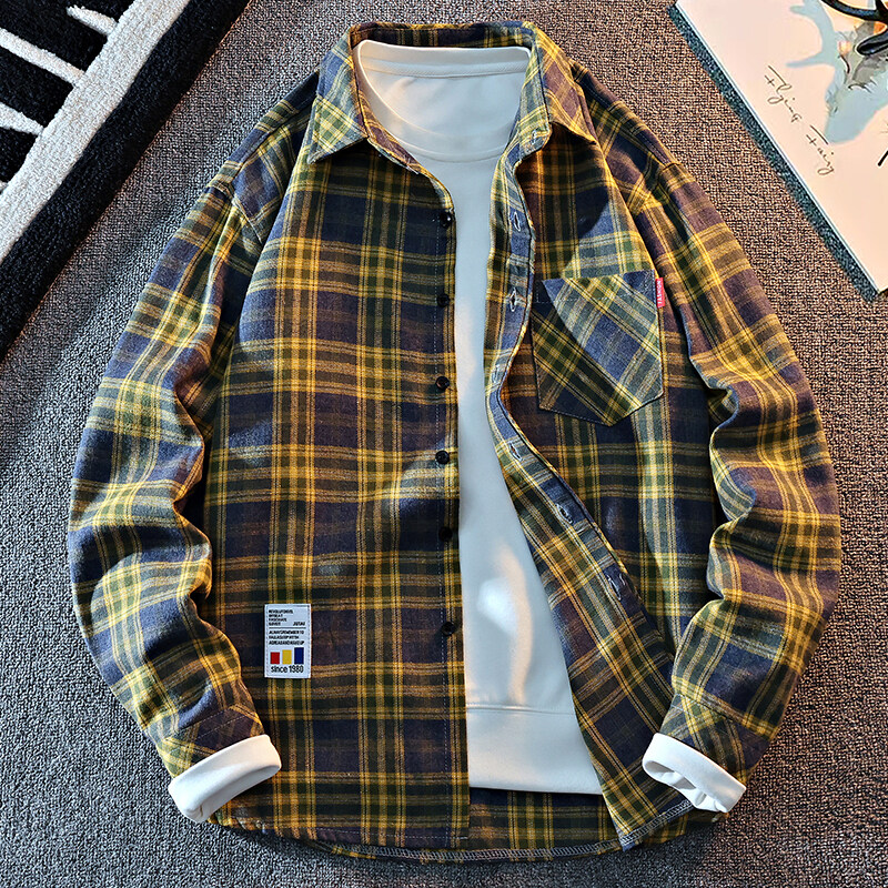 2025 New Arrival Mens Plaid Sh – обзор и цена Flannel Shirt Lined