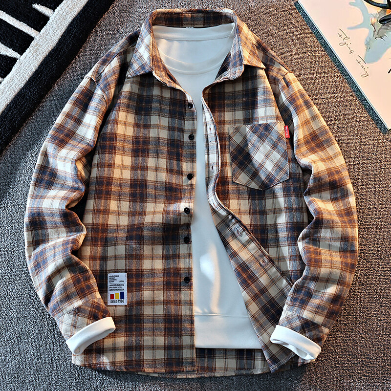 2025 New Arrival Mens Plaid Sh – обзор и цена Flannel Shirt Lined