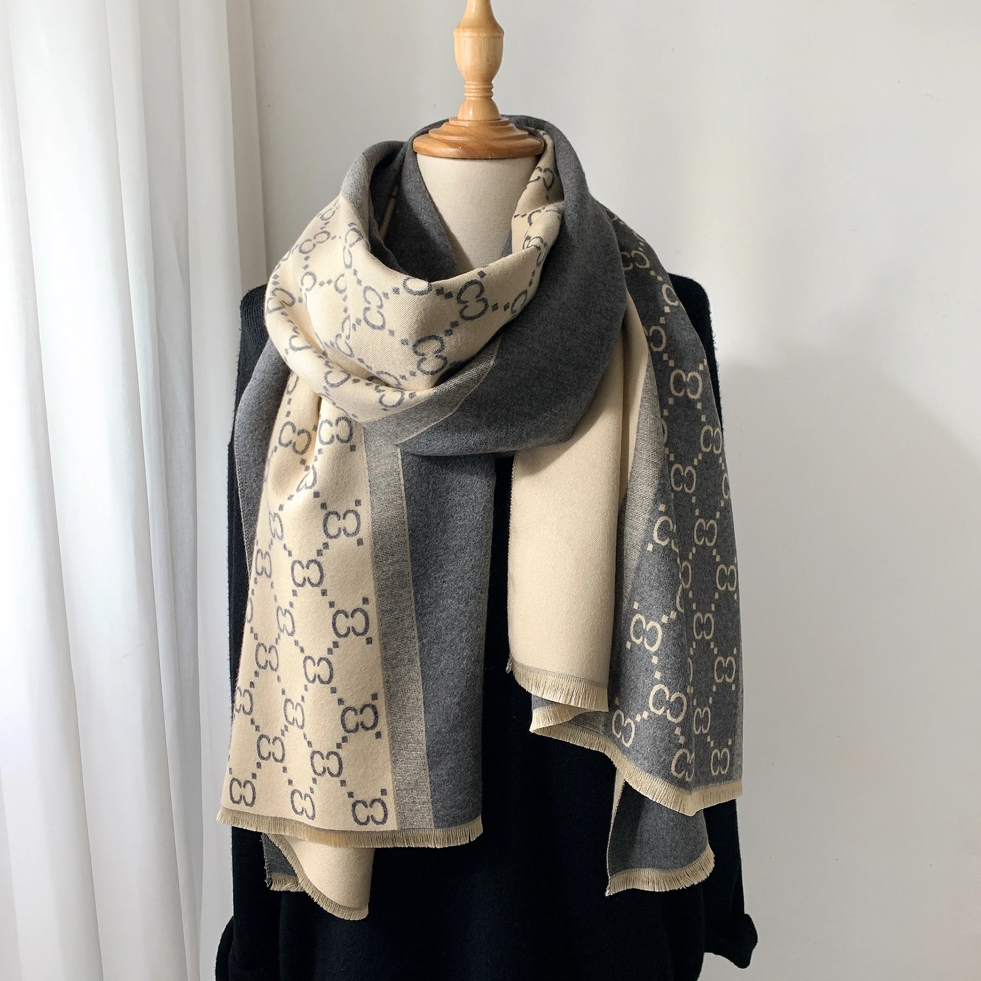 2025 Autumn and Winter New Eur – обзор и цена Wool Scarf Men