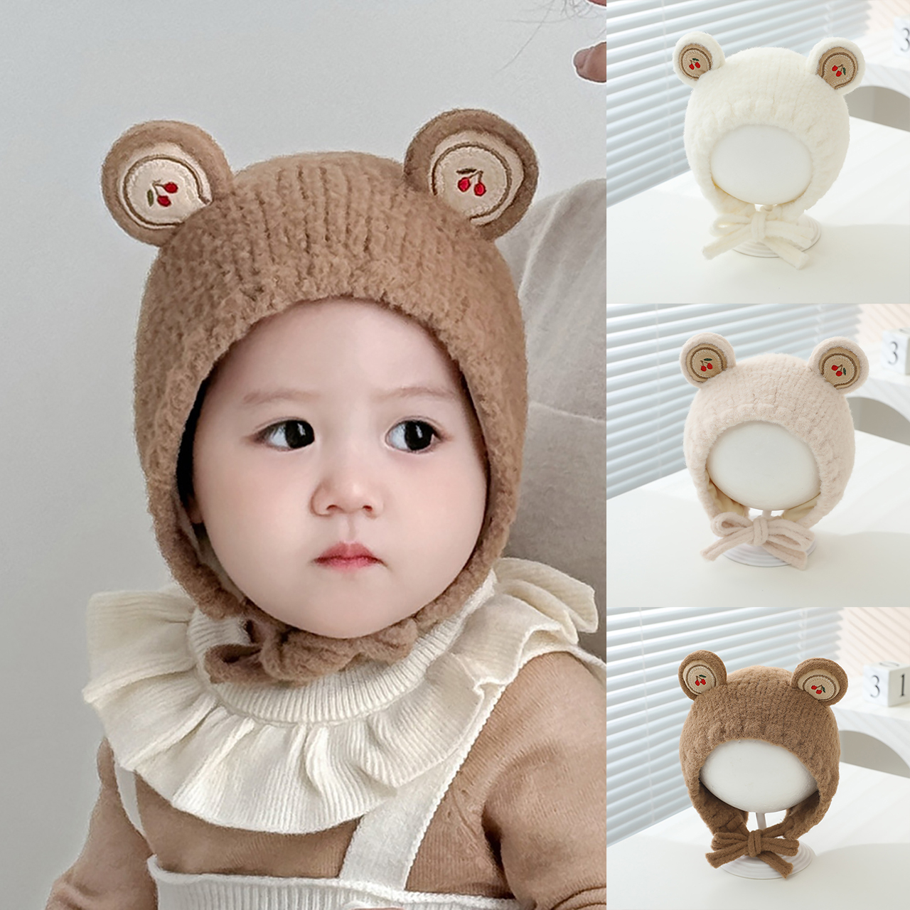 Autumn Winter Baby Knitted Hat – обзор и цена Knit Beanie Hat Warm