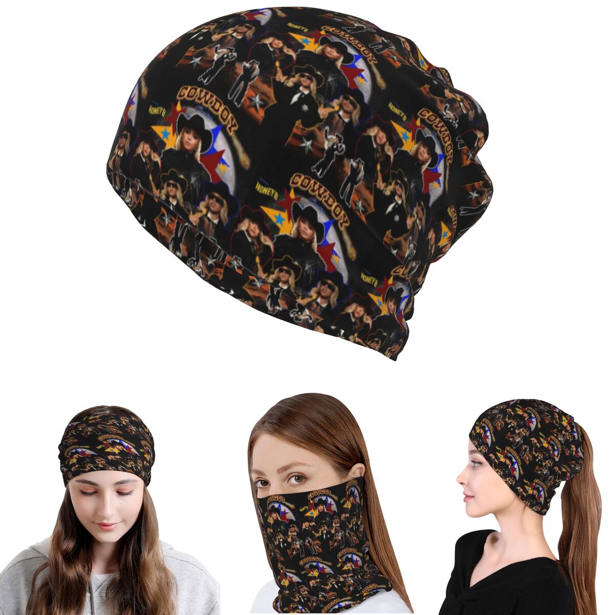 Cowboy Carter Beyonce New Albu – обзор и цена Knit Beanie Hat Warm