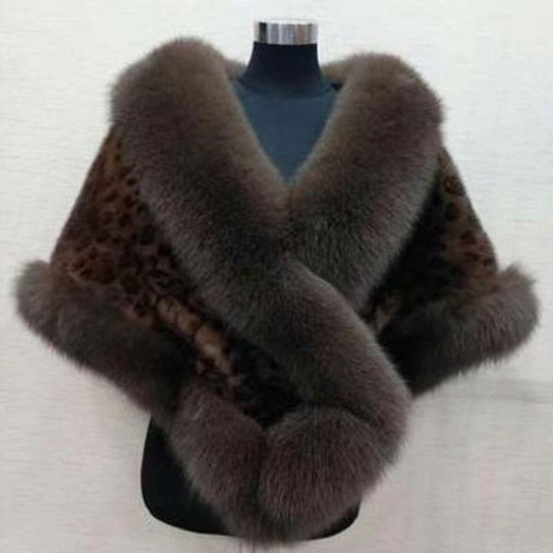 Women Winter Faux Mink Fox Fur – обзор и цена Shawl Wrap Winter