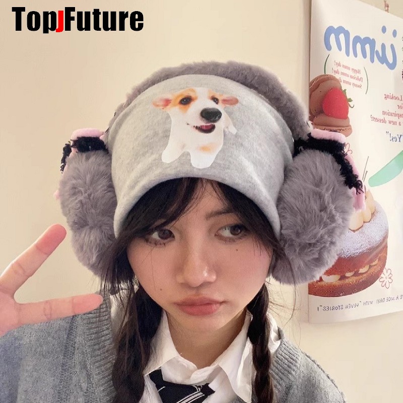 Harajuku Y2k Cute Sweet Lolita – обзор и цена Earmuffs Foldable