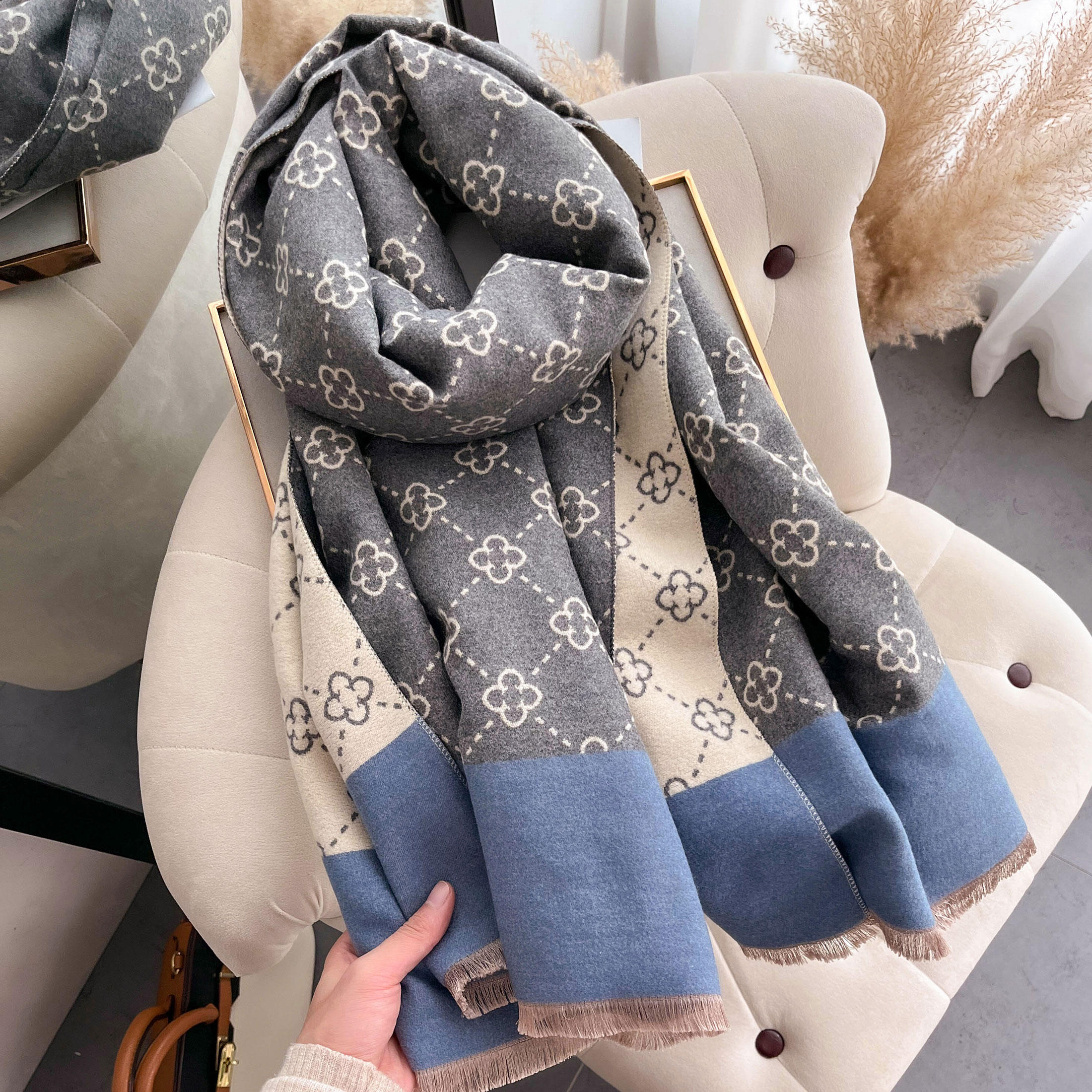 NEW Luxury Winter Thick Warm S – обзор и цена Wool Scarf Men