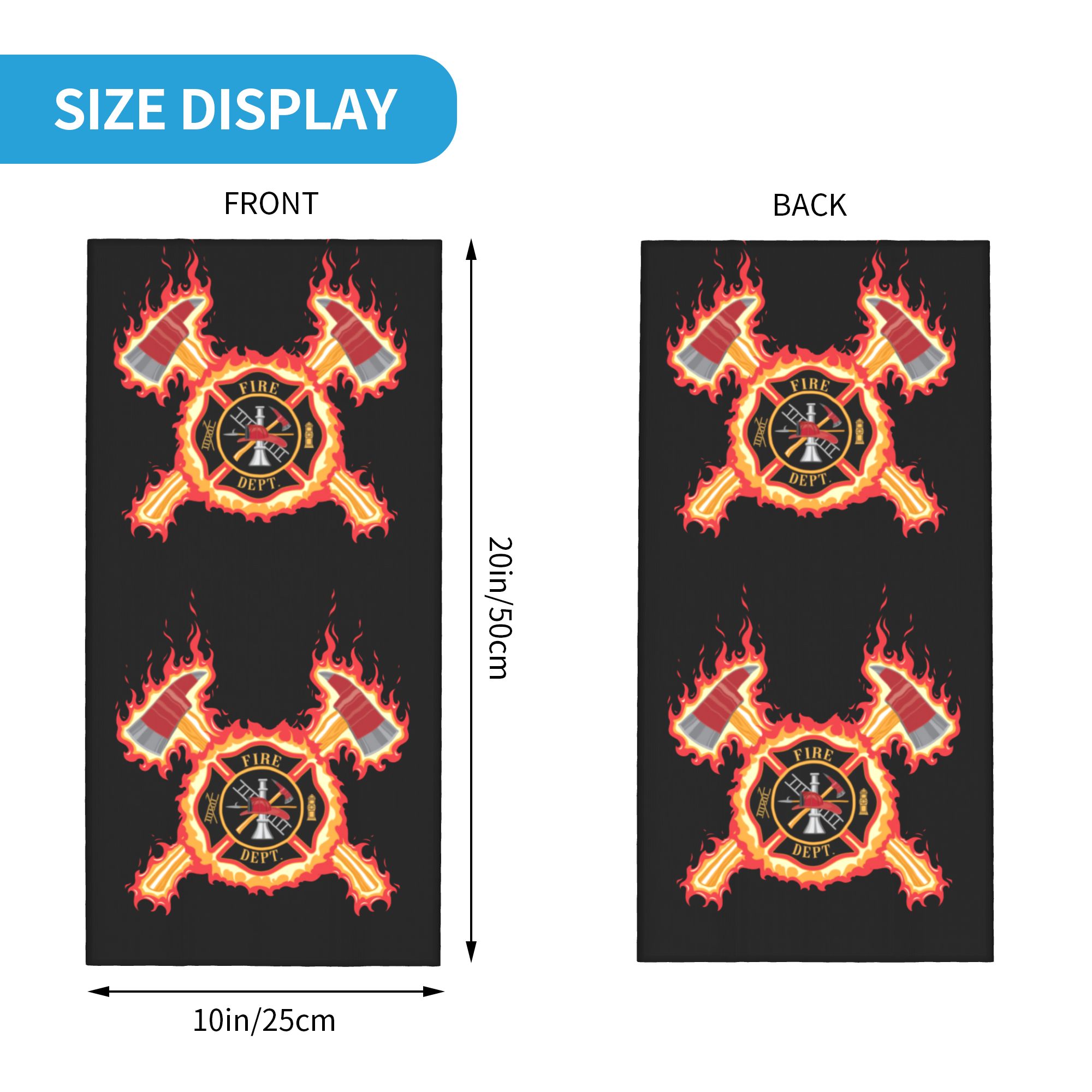 Custom Firefighter Cross Banda – обзор и цена Neck Gaiter Fleece