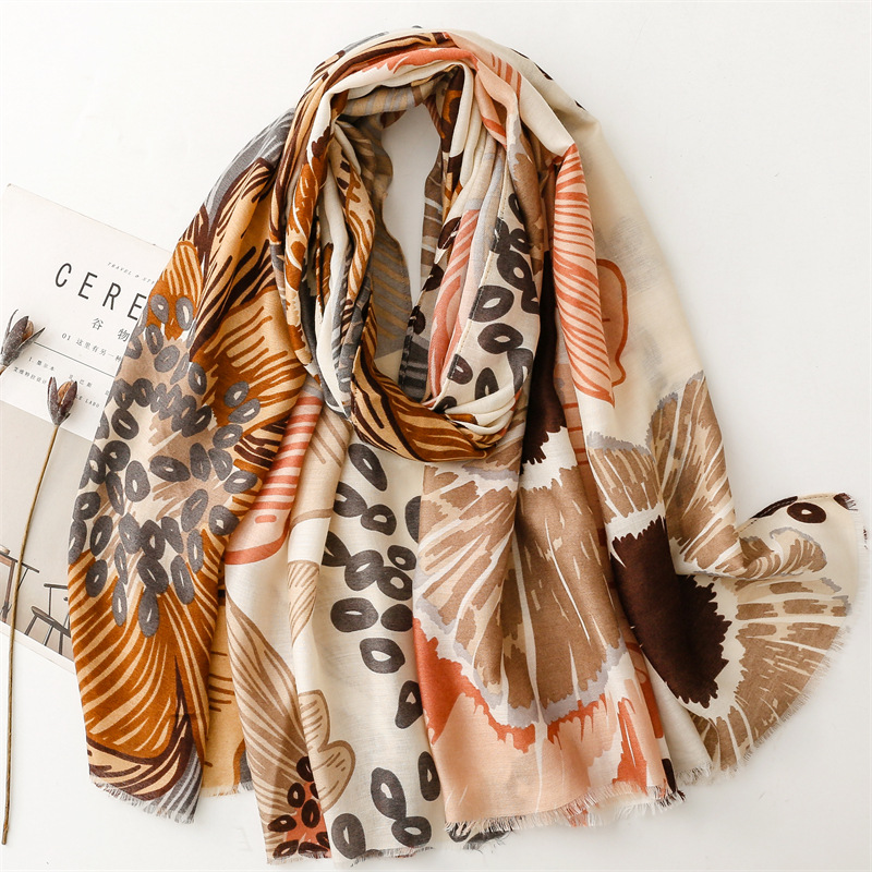 Winter Thick Aztec Petal Flora – обзор и цена Shawl Wrap Winter