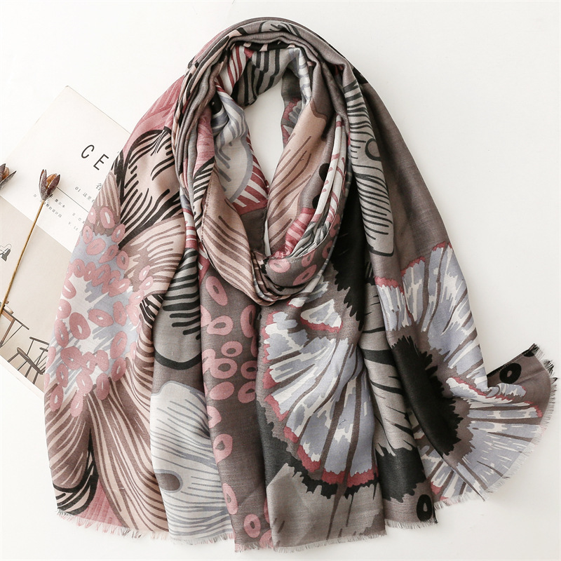 Winter Thick Aztec Petal Flora – обзор и цена Shawl Wrap Winter