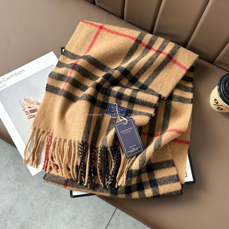 Autumn and winter classic chec – обзор и цена Wool Scarf Men