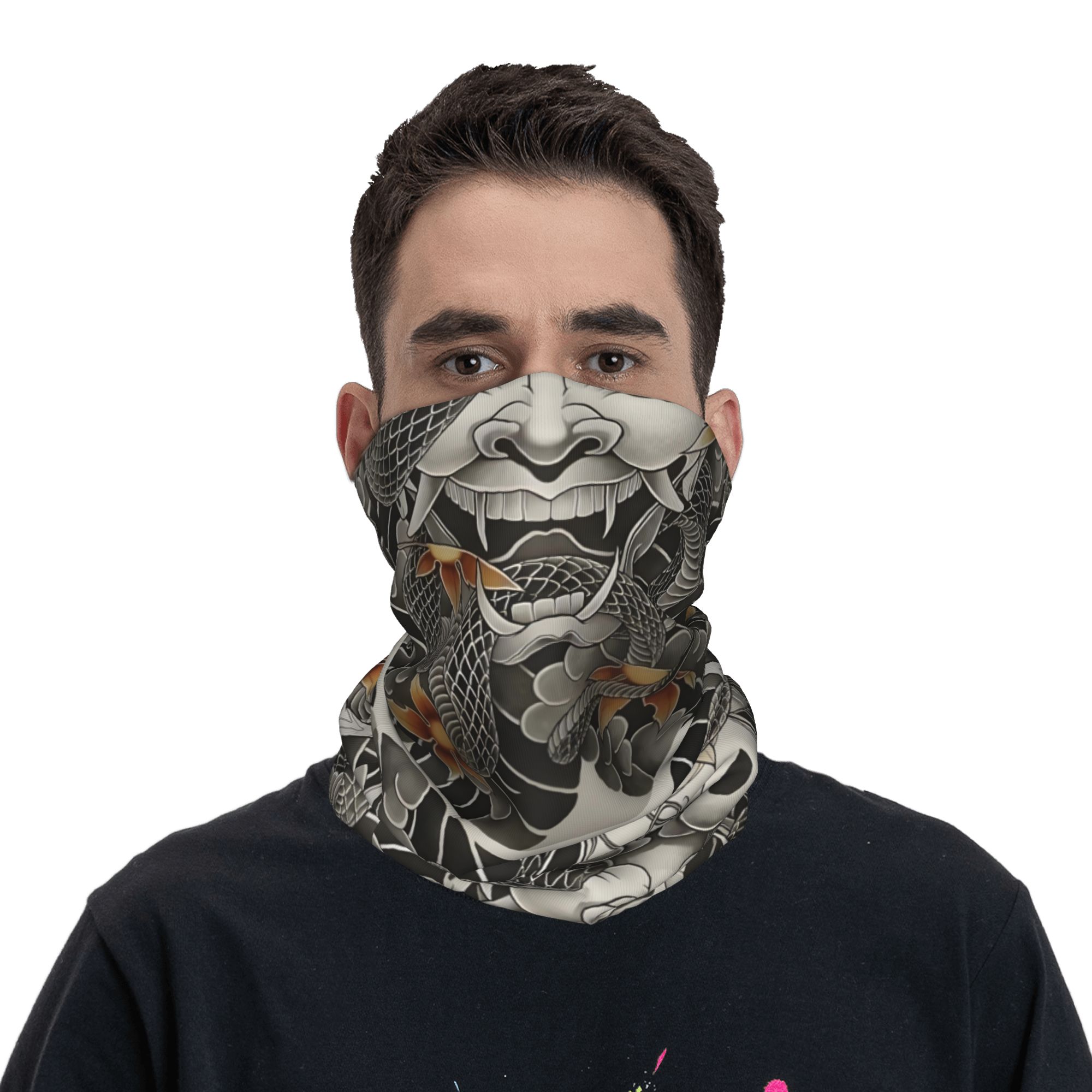 Custom Samurai Oni Demon Banda – обзор и цена Neck Gaiter Fleece
