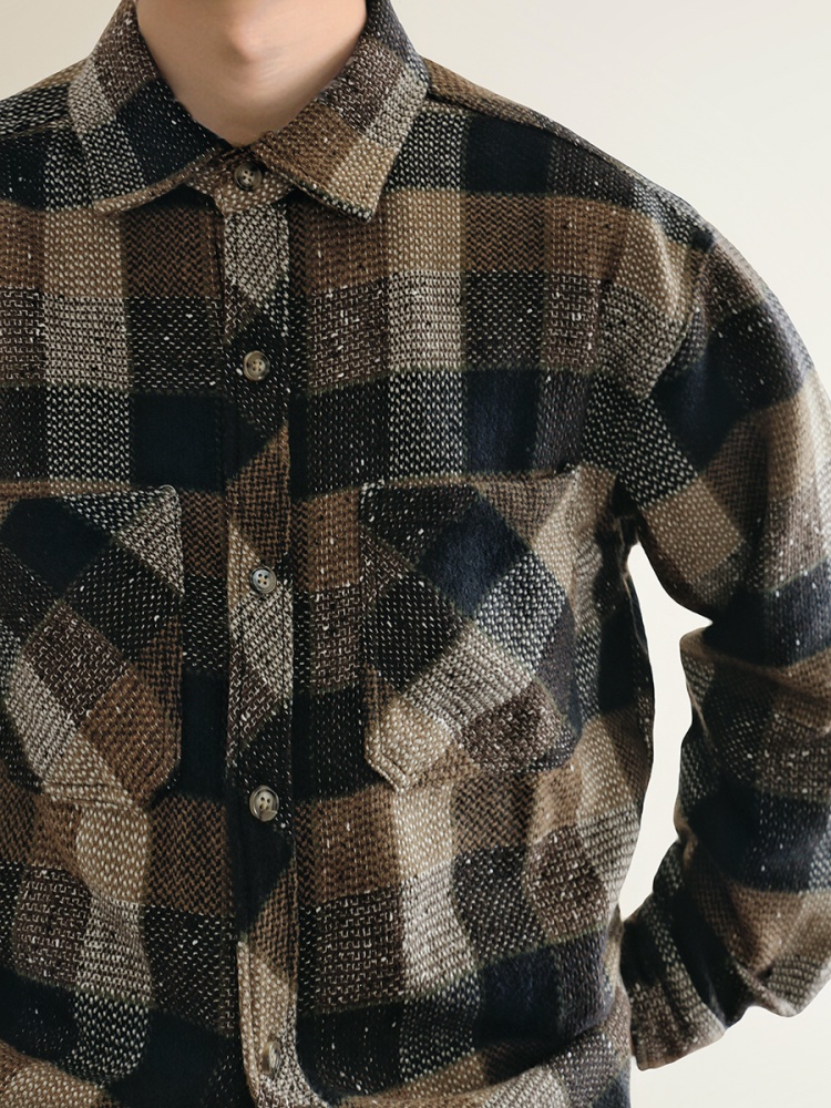 Mens American Vintage Yarn Dye – обзор и цена Flannel Shirt Lined