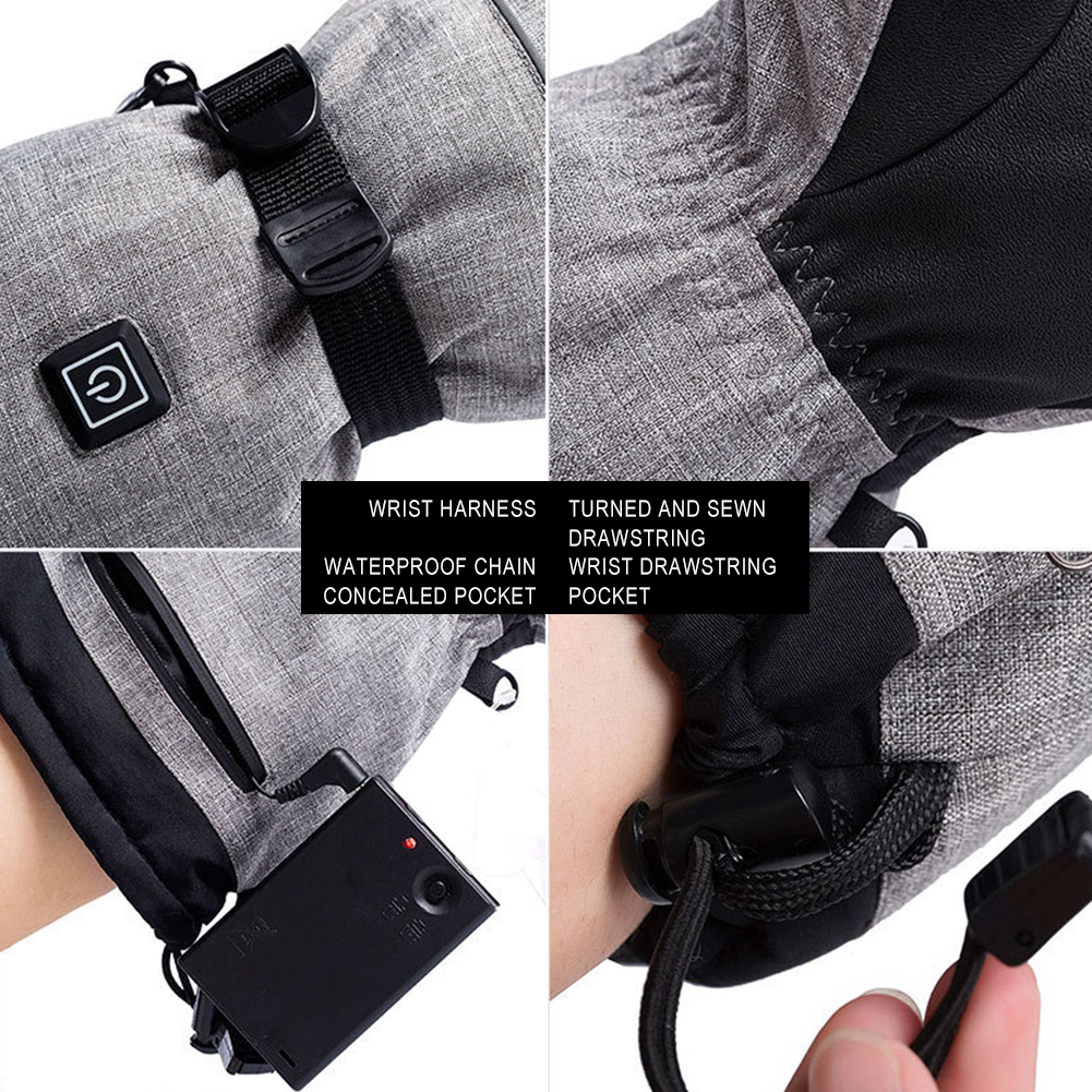 Electric Heated Gloves Men Wom – обзор и цена Touch Screen Gloves