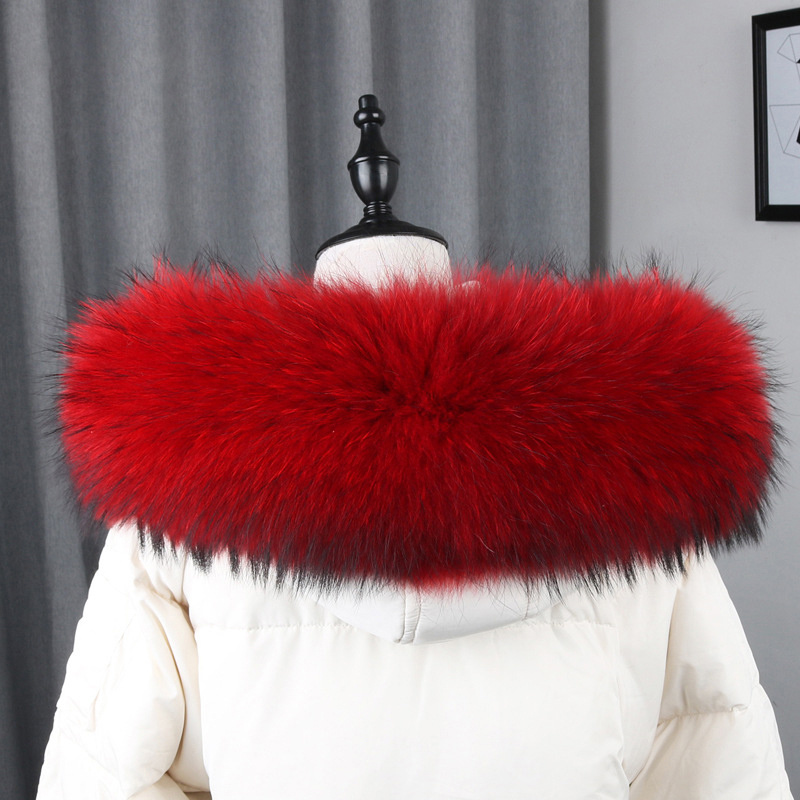 100% Real Fur Collar Coat Wint – обзор и цена Shawl Wrap Winter