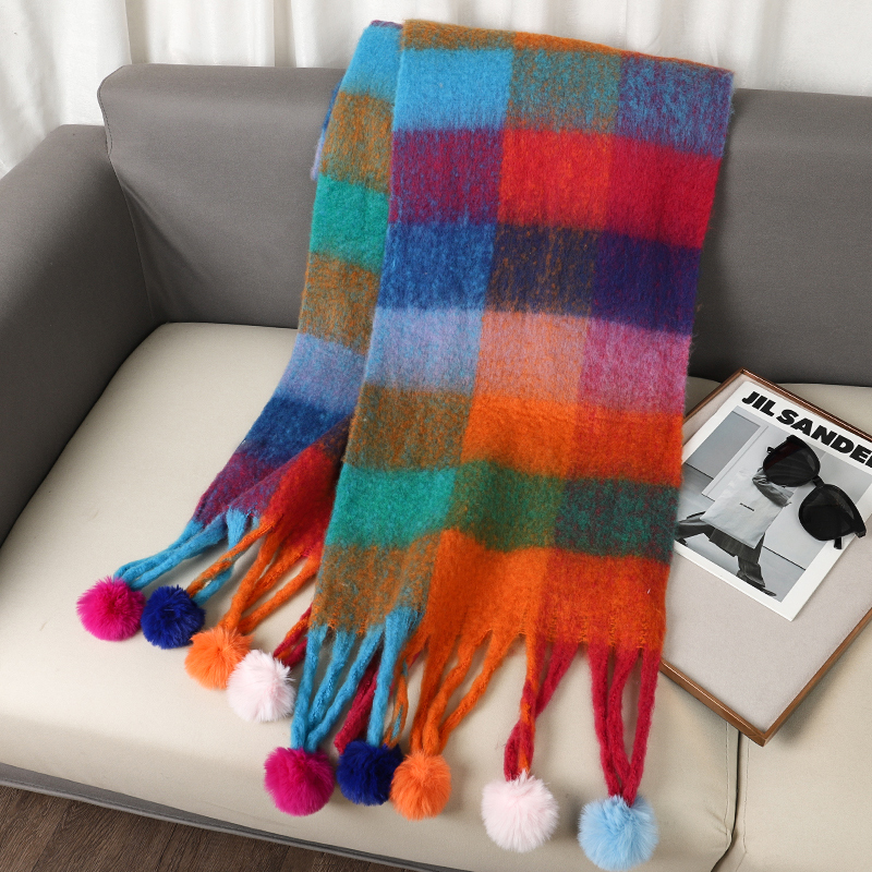 Luxury Plaid Scarf Winter Warm – обзор и цена Cashmere Pashmina Wrap