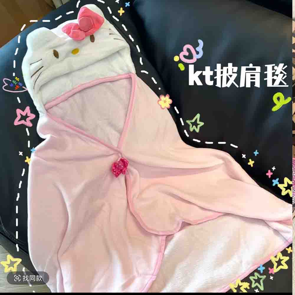 Cute Hellokitty Cloak Shawl Ai – обзор и цена Shawl Wrap Winter