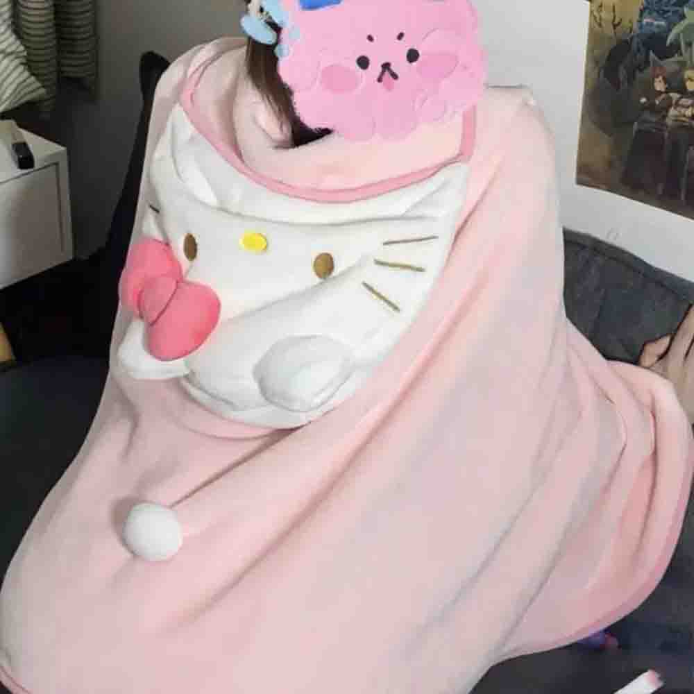 Cute Hellokitty Cloak Shawl Ai – обзор и цена Shawl Wrap Winter