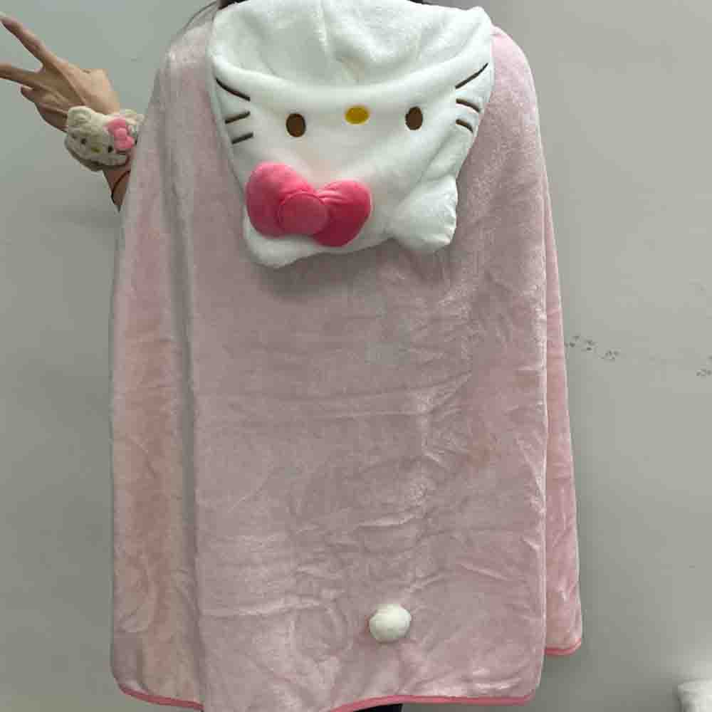 Cute Hellokitty Cloak Shawl Ai – обзор и цена Shawl Wrap Winter