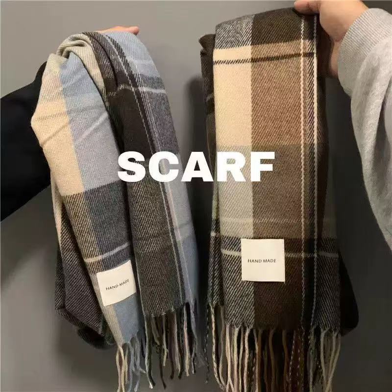 1 pc Fashionable and warm Brit – обзор и цена Wool Scarf Men