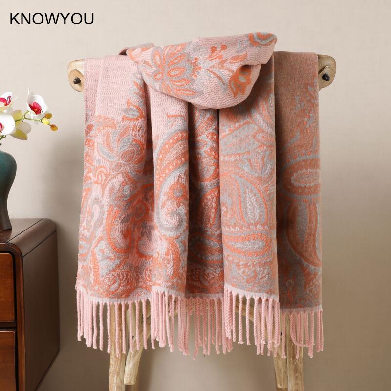 Reversible Jacquard Warm Cashm – обзор и цена Cashmere Pashmina Wrap