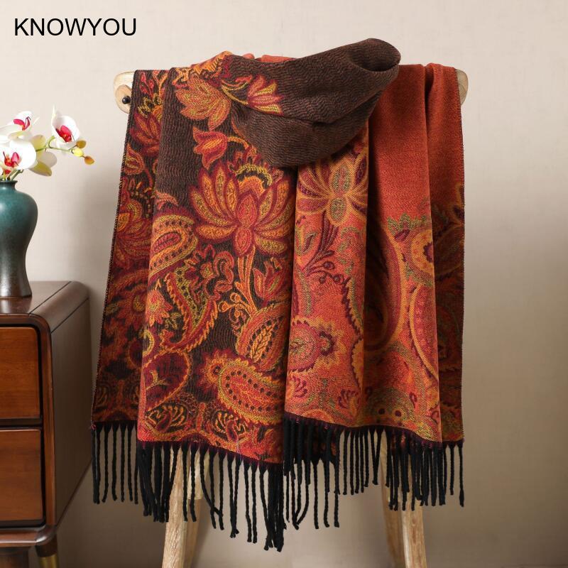 Reversible Jacquard Warm Cashm – обзор и цена Cashmere Pashmina Wrap
